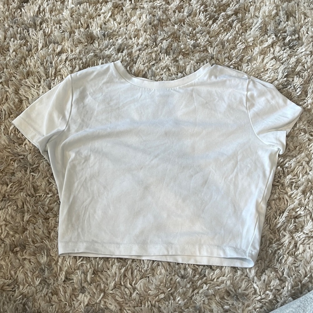 A white cropped tee from Wild Fable